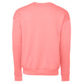 Pink - Back - Bella + Canvas Adults Unisex Drop Shoulder Sweatshirt