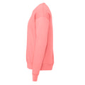 Pink - Side - Bella + Canvas Adults Unisex Drop Shoulder Sweatshirt