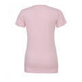 Pink - Back - Bella + Canvas Womens-Ladies Relaxed Jersey T-Shirt