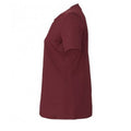 Maroon - Side - Bella + Canvas Womens-Ladies Relaxed Jersey T-Shirt