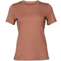 Terracotta - Front - Bella + Canvas Womens-Ladies Relaxed Jersey T-Shirt