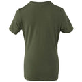 Military Green - Back - Bella + Canvas Womens-Ladies Relaxed Jersey T-Shirt