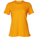 Gold - Front - Bella + Canvas Womens-Ladies Relaxed Jersey T-Shirt