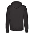 Black - Back - Fruit of the Loom Adults Unisex Classic Hooded Sweatshirt