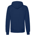 Navy - Back - Fruit of the Loom Adults Unisex Classic Hooded Sweatshirt