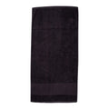 Black - Front - Towel City Printable Border Bath Towel