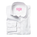 White - Front - Brook Taverner Womens-Ladies Aspen Long Sleeve Oxford Shirt