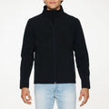 Black - Back - Gildan Mens Hammer Soft Shell Jacket
