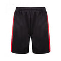 Black-Red - Front - Finden and Hales Mens Knitted Shorts