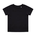 Black - Front - Larkwood Babies Organic T-Shirt