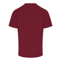 Burgundy - Back - PRO RTX Mens Pro T-Shirt