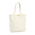 Natural - Front - Westford Mill Unisex Organic Premium Cotton Maxi Tote Bag