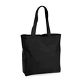 Black - Front - Westford Mill Unisex Organic Premium Cotton Maxi Tote Bag