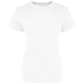 White - Front - AWDis Just Ts Womens-Ladies The 100 Girlie T-Shirt