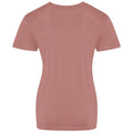 Dusty Pink - Back - AWDis Just Ts Womens-Ladies The 100 Girlie T-Shirt