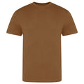 Caramel Toffee - Front - AWDis Just Ts Mens The 100 T-Shirt