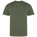 Earthy Green - Front - AWDis Just Ts Mens The 100 T-Shirt
