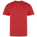 Fire Red - Front - AWDis Just Ts Mens The 100 T-Shirt