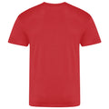 Fire Red - Back - AWDis Just Ts Mens The 100 T-Shirt