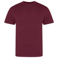 Burgundy - Front - AWDis Just Ts Mens The 100 T-Shirt