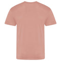 Dusty Pink - Back - AWDis Just Ts Mens The 100 T-Shirt