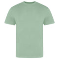 Dusty Green - Front - AWDis Just Ts Mens The 100 T-Shirt