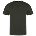 Combat Green - Front - AWDis Just Ts Mens The 100 T-Shirt