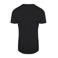 Jet Black - Back - Ecologie Mens Ambaro Recycled Sports T-Shirt