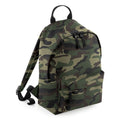 Jungle Camo - Front - BagBase Mini Fashion Backpack