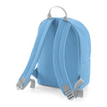 Sky Blue-Light Grey - Back - BagBase Mini Fashion Backpack