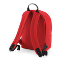 Bright Red - Back - BagBase Mini Fashion Backpack