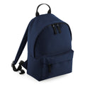 French Navy - Front - BagBase Mini Fashion Backpack