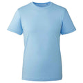 Light Blue - Front - Anthem Mens Organic T-Shirt