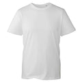 White - Front - Anthem Mens Organic T-Shirt
