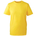 Yellow - Front - Anthem Mens Organic T-Shirt