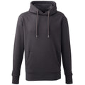 Charcoal - Front - Anthem Mens Organic Hoodie