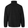 Black - Side - Result Genuine Recycled Mens Micro Zip Neck Fleece