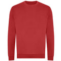 Fire Red - Front - Awdis Mens Organic Sweatshirt