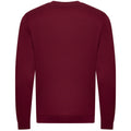 Burgundy - Back - Awdis Mens Organic Sweatshirt