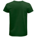 Bottle Green - Back - SOLS Unisex Adult Pioneer Organic T-Shirt