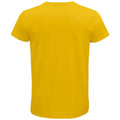 Gold - Back - SOLS Unisex Adult Pioneer Organic T-Shirt