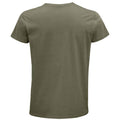 Khaki - Side - SOLS Unisex Adult Pioneer Organic T-Shirt
