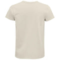 Natural - Back - SOLS Unisex Adult Pioneer Organic T-Shirt