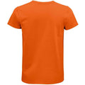Orange - Back - SOLS Unisex Adult Pioneer Organic T-Shirt