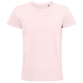Pale Pink - Front - SOLS Unisex Adult Pioneer Organic T-Shirt