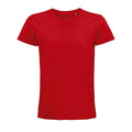 Red - Front - SOLS Unisex Adult Pioneer Organic T-Shirt
