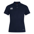 Navy - Front - Canterbury Womens-Ladies Club Dry Polo Shirt