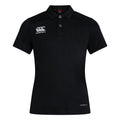 Black - Front - Canterbury Womens-Ladies Club Dry Polo Shirt