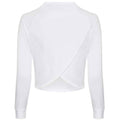 Arctic White - Lifestyle - Awdis Womens-Ladies Cross Back Cool Long-Sleeved T-Shirt