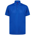 Royal Blue - Front - Henbury Mens Piqu Polo Shirt